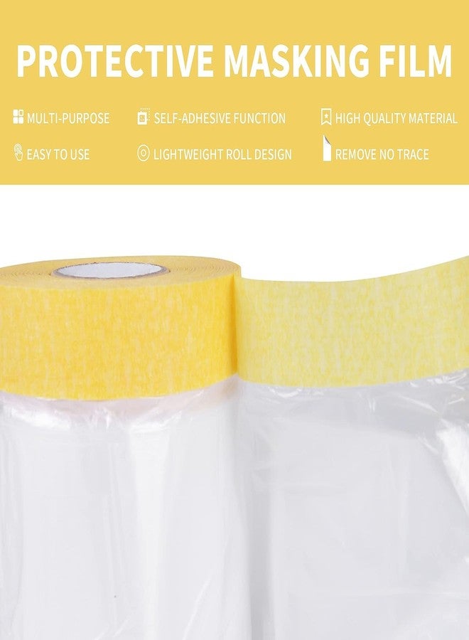 Homdum Pre-Tape Paint Protection Covering Sheet and Tape Length (1100mm x 20Mtr) Pack of 2 - Image 3